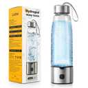 Hydrogen Water Bottle, Upgraded Hydrogen Generator with SPE/PEM Tech,16oz Portable Hydrogen-Rich Water Maker,Fast Hydrogen Production,Rechargeable Health Water Cup for Home Office Travel
