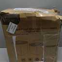 VERONES Large Tall Airtight Food Storage Containers, 10 PACK Plastic Airtight Kitchen & Pantry Organization, Ideal for Flour & Sugar Plastic Canisters with Labels (Black)