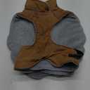 Lelepet Warm Dog Coats for Large Dogs Waterproof Dog Jacket Reflective Pet Fleece Vest Windproof Cold Weather Coats with Adjustable Buckle & Leash Hole, Brown, L