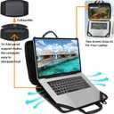 BUG 17.3 Inch Laptop Case Hard Shell, Protective Laptop Carrying Case with Stand for Heat Dissipation