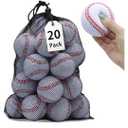 Magicorange Baseball,Foam Baseballs Training Baseballs Unmarked Practice Baseball for Hitting, Soft Toss, Batting, Fielding, Pitching