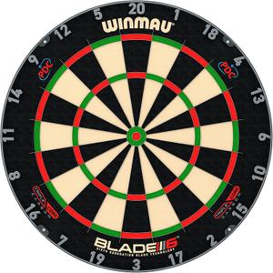 WINMAU Darts Blade 6 Triple Core Carbon Professional PDC Dartboard with Official Tournament Specifications | Endorsed by The PDC