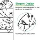 AMAGABELI 2 Pack Garden Trellis for Climbing Plants Outdoor Trellis 46" x 15" Climbing Rose Trellis Metal Trellis for Vines Flower Patio for Grape Cucumber Clematis Decorative Trellis Black