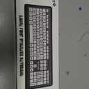 Magnus 325 | Wireless Large Print Full Size Computer Keyboard | High Contrast Black & White Keys | Soft Buttons | Ideal for Visually Impaired, Beginners and Seniors | Plug & Play