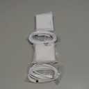 Essri MacBook Pro Charger,100W USB C Charger 2Pack with Foldable Plug,Dual 65W Ports Fast Charging for MacBook Pro Air,iPad Pro,iPhone 17/16/15,Includes 6FT+10FT USB C to C Cables - White