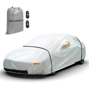 Neverland Car Cover Compatible with Tesla Model Y 2017-2025, Outdoor Waterproof 300D Heavy Duty All-Weather Protection Full Model Y Car Cover with Ventilated Mesh Charging Port Storage Bag