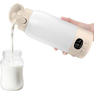 SORUTO Portable Milk Warmer for Travel, 45W Fast Charging Bottle Warmer with 17oz Large Capacity, Fast Heating Breast Milk Warmer, Long Battery Life, Precise Temp Control