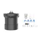 Hydrovos Mini Water Pressure Tank for Tankless Reverse Osmosis System, Use with All Refrigerator Ice Makers, Fits 1/4" Water Tubing, Uninterrupted Flow of Water, Eliminates delay from Tankless RO
