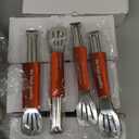 Chafing Dishes for Buffet 4 Pack, 6QT Round Chafing Dishes for Buffet [Elegant Gold and Silver Colors] Stainless Steel Chafing Dish Buffet Set for Any Party