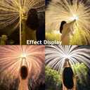 2 x Firework Water Gun, Romantic Fireworks Style Water Spray Toy for Couples, High Pressure Pull-Out Sprinkler Spray Toys for Bathing, Pool, Party Entertainment (2Pcs E)