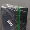 Enyuwlcm PU Leather Padfolio Ring Binder with Clipboard Resume Leather Portfolio with 20 Clear Plastic Sleeves Black