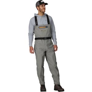 FROGG TOGGS Canyon II Breathable Waterproof Stockingfoot Fishing Chest Wader for Fishing (Large, Gray)