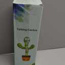 Pbooo Dancing Talking Cactus Mimicking Toy,Talking Repeat Singing Sunny Cactus Toy 120 Pcs Songs for Baby 15S Record Your Sound Sing+Dancing+Recording+LED