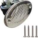 CLINK 316 Stainless Steel 12V Hidden Flush Mount 5190512 Marine Boat Horn With two types of 316 stainless steel mounting screws Two Hole Installation Spacing of 114.3 mm