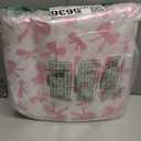 Havawish 400 Pack Valentines Wax Paper Sheets for Food 12x12 Inch Pink Bow Parchment Dry Waxed Deli Paper Sheets Waterproof Sandwich Wrapping Greaseproof Food Basket Liners for Picnic Kitchen Supplies