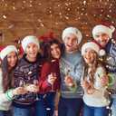 Christmas Party Favors 36Pcs Christmas Glow Stick Bracelet 36Pcs Merry Cards for Xmas Exchange Gifts Classroom School Glow in the Dark Party Supplies