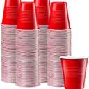 Comfy Package [12 oz. - 240 Count Disposable Plastic Red Cups, Party Drinking Cups for Events and Everyday Use