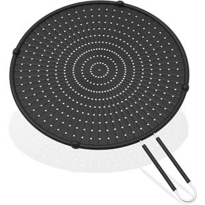 INYOU Silicone Splatter Screen for Frying Pan Suitable for 13 Pans, Multi-Use Grease Splatter Guard Heat Resistant to Hot Oil Food Safety Oil Splash Guard