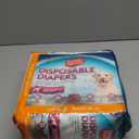 Simple Solution Disposable Dog Diapers, Female Dog Diapers, Puppy Potty Training, Incontinence and Heat Cycle Protection, Large Diapers for Dogs, 18-27 Inch Waist, 30 Count