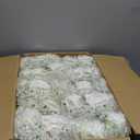 NUPTIO Babys Breath Artificial Flowers: 10 Pcs 8.6 inch Diameter White Rose Ball Fake Arrangement Bouquet for Wedding Centerpiece Event Party Tables Decorations