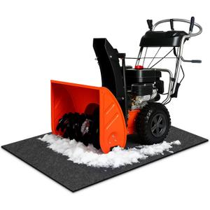 Nuanchu 5X3FT Snow Blower Mat Absorbent Snow Blower Floor Mat with Adhesive Backing for Garage(60" X 36")