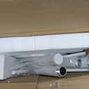 Durmmur Heavy Duty Coat Rack with Natural Marble Base, Freestanding Metal Coat Stand with 8 Hooks, Modern Stable Coat Hanger Tree for Bags, Jacket, Clothes, and Hats, White Metal