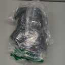 Womens Sequin Top 3/4 Sleeve Sparkly Shirt Glitter V-Neck Dressy Blouse for Evening Party Night (Extra Large, Black)