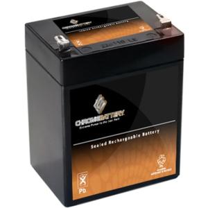 CB CHROMEBATTERY 12V 2.9AH Maintenance-Free Battery for Alarm Systems, Scooters, Toys, Emergency Lights, and More - Spade (F1) Terminal
