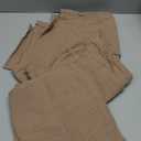 MIULEE Khaki Linen Pillow Covers Pack of 4 Decorative Natural Solid Throw Pillow Covers Soft Accent Boho Farmhouse Couch Pillowcases Modern Home Decors for Living Room Bed Sofa 18x18 Inch