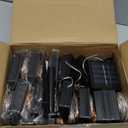 Kittmip 12 Pcs Christmas Solar String Lights Solar Mini Teeny Tiny Fairy Firefly Twinkle Light Waterproof 16ft 50 LEDs Garden String for Outdoor Garden Backyard Christmas Decoration(Warm Light)