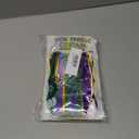 3 Pack Mardi Gras Foil Fringe Curtains 3.2ft x 8.2ft Green Purple Gold Fringe Curtain Backdrop Mardi Gras Party Decorations Photo Booth Prop Streamer for Oktoberfest Birthday Party Decoration