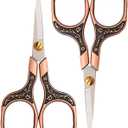 Mini Scissors Stainless Blade Metal Handle 2 Pack Office School Classroom Student Teacher Crafting Fabric Sewing Gift Wrapping All Purpose