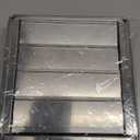 Funmit 4'' Metal Dryer Vent Cover with Metal Mesh Screen, 7"x7" Outdoor Stainless Steel Louvered Vent Cover Includes 4 Screw for Easy Installation