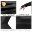 Riverruns UPF 50+ Long Sleeve Fishing Shirt for Men, Light Weight Breathable Sun Protection Fishing Shirt (Black Sailfish, XL) (XL)