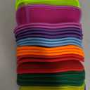 27 Pieces in 9 Colors Reusable Popsicle Holders Popsicle Bags Freezer Ice Pop Sleeves Anti freezing Ice Pop Holders