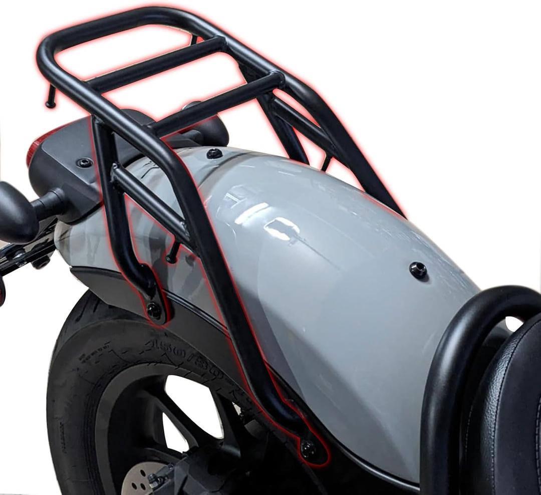 Motorcycle CMX500 Luggage Rack, Motorbike Rear Top Case Carrier Luggage Rack Holder Shelf Carrier Fit for Ho&nda CMX Rebel 300/500 Accessories 2017 2018 2019 2020 2021 2022 2023 2024 2025