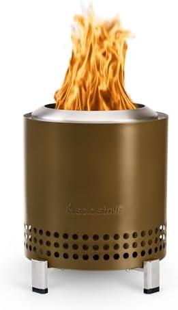 Solo Stove Mesa XL, 7 Inch Tabletop Fire Pit with Stand - Smokeless, Stainless Steel Fire Pit for Camping, Outdoor & Patio- Wood Burning or Pellet Fueled Portable Bonfire, 2.3lbs, Bronze Solo Stove Mesa XL, 7 Inch Tabletop Fire Pit with Stand - Smokeless, Stainless Steel Fire Pit for Camping, Outdoor & Patio- Wood Burning or Pellet Fueled Portable Bonfire, 2.3lbs, Bronze