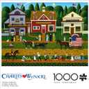 Buffalo Games - Charles Wysocki - Young Patriots - 1000 Piece Puzzle - Challenging Puzzle Perfect for Game Nights - Finished Size is 26.75 x 19.75