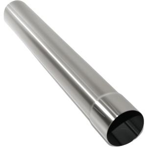 3 Inch Straight DIY Stainless Steel Exhaust Muffler Pipe Tube Pipe, 22 Inch Length, 3"ID to 3"OD Exhaust Extension Tube, Universal Fitment