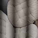 Jerify Floor Pillow Cushions 22 x 22 Inch Round Square Large Meditation Floor Pillow for Classroom Adult Meditation Picnic Party Cushion for Seating Gift Christmas, (Round,Beige,4 Pcs)