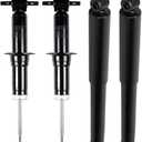 Shocks for GMC,ECCPP Front Rear Shocks Absorbers Kits Fits 2007 2008 2009 2010 2011 12 13 for Chevy Silverado 1500,07 08 09 10 11 12 13 for GMC Sierra 1500 341493 39105 Gas Struts Auto Shocks 