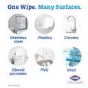 Clorox Healthcare Hydrogen Peroxide Cleaner Disinfectant Wipes, 12" x 11", Refill for Bucket, 185 Count (Package May Vary)