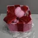 Set of 1 Valentines Day Pink Heart Lighted Gift Boxes, Battery Operated Romantic Wedding Decoration, Light Up Indoor Outdoor Decor for Proposals, Birthday Parties