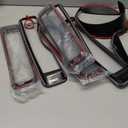 Front Grill Inserts Grille Inserts & Headlight Bezels Cover Trim for 2018-2023 Jeep Wrangler JL Sahara/Rubicon Only