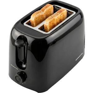 Electric 2 Slice Toaster Machine 6-Shade Setting, Black 