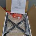 Small Bookshelf,4 Tier Industrial Bookcase with Metal Frame and Backboard,Narrow Black Book Shelf,Office Book case for Small Spaces,Living Room,Bedroom and Home Office