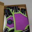 PHOEPET 2019 No Pull Dog Harness Medium Reflective Front Clip Vest with Handle,Adjustable 2 Metal Rings 3 Buckles,[Easy to Put on & Take Off](M, Purple)