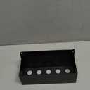 Magnetic Aerosol Spray Can Holder, Magnet Toolbox Bottle Holder, Tool Box Storage Rack for Garage and Home, Craft Workspace, Mechanic Paint Bottle Can Organizer, Black, 3"x8.3"