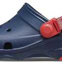 Crocs Kids' All Terrain Adjustable Heel Strap Clogs Size J4 (Navy, 4 Toddler)