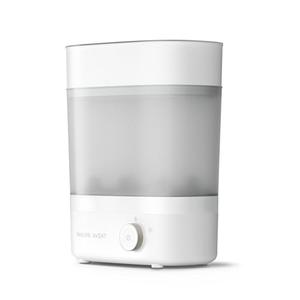 Philips Avent Baby Bottle Sterilizer and Dryer Premium, Removes 99,9% of Bacteria, Chemicals Free, Capacity 6 Bottles/Teats/Accessories, Modular Space Saving Design, Model SCF293